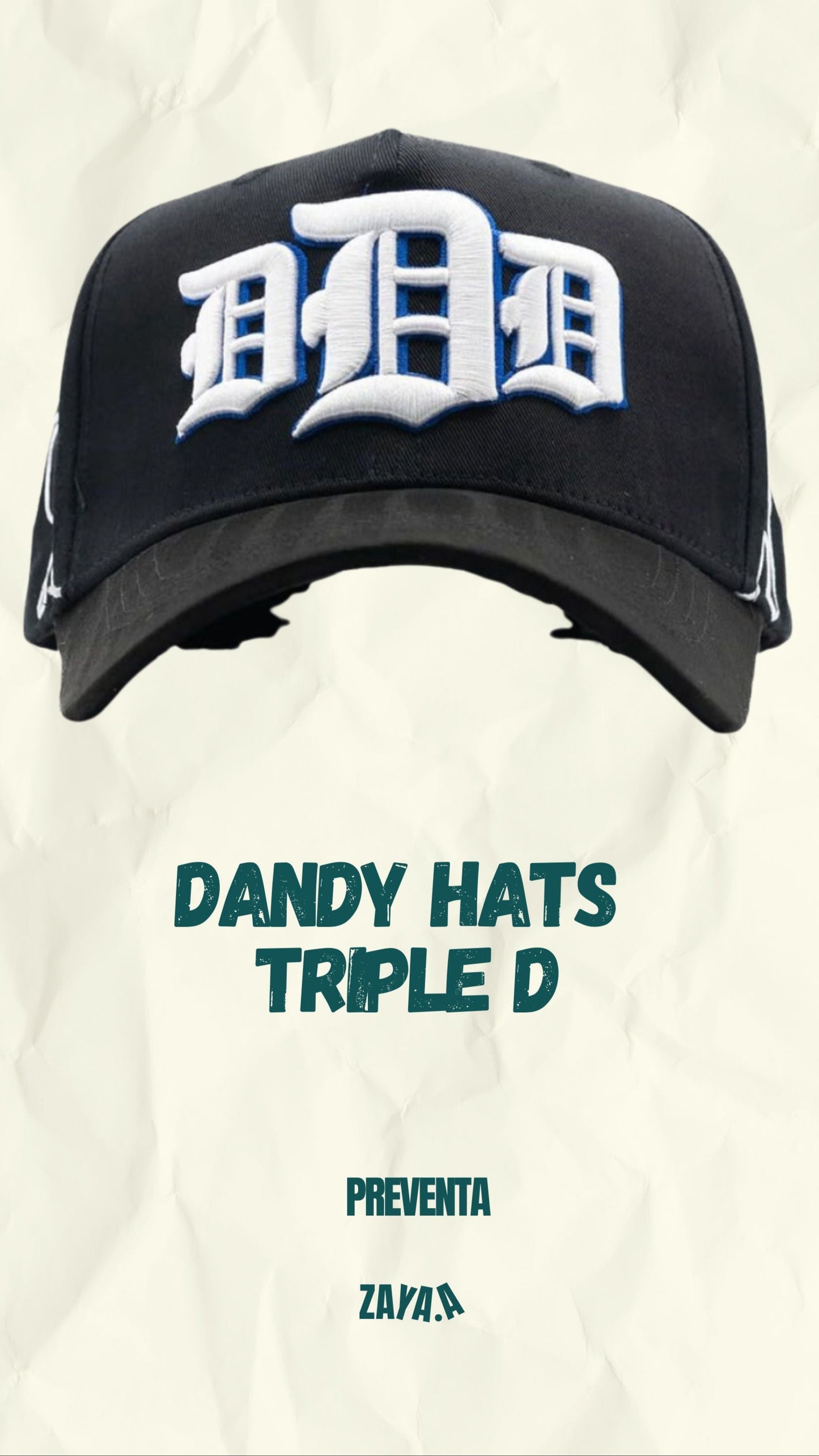 DANDY HATS "TRIPLE D "