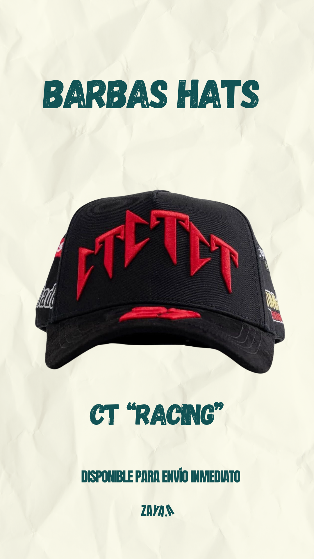 BARBAS HATS X NATANAEL CANO "CT RACING"