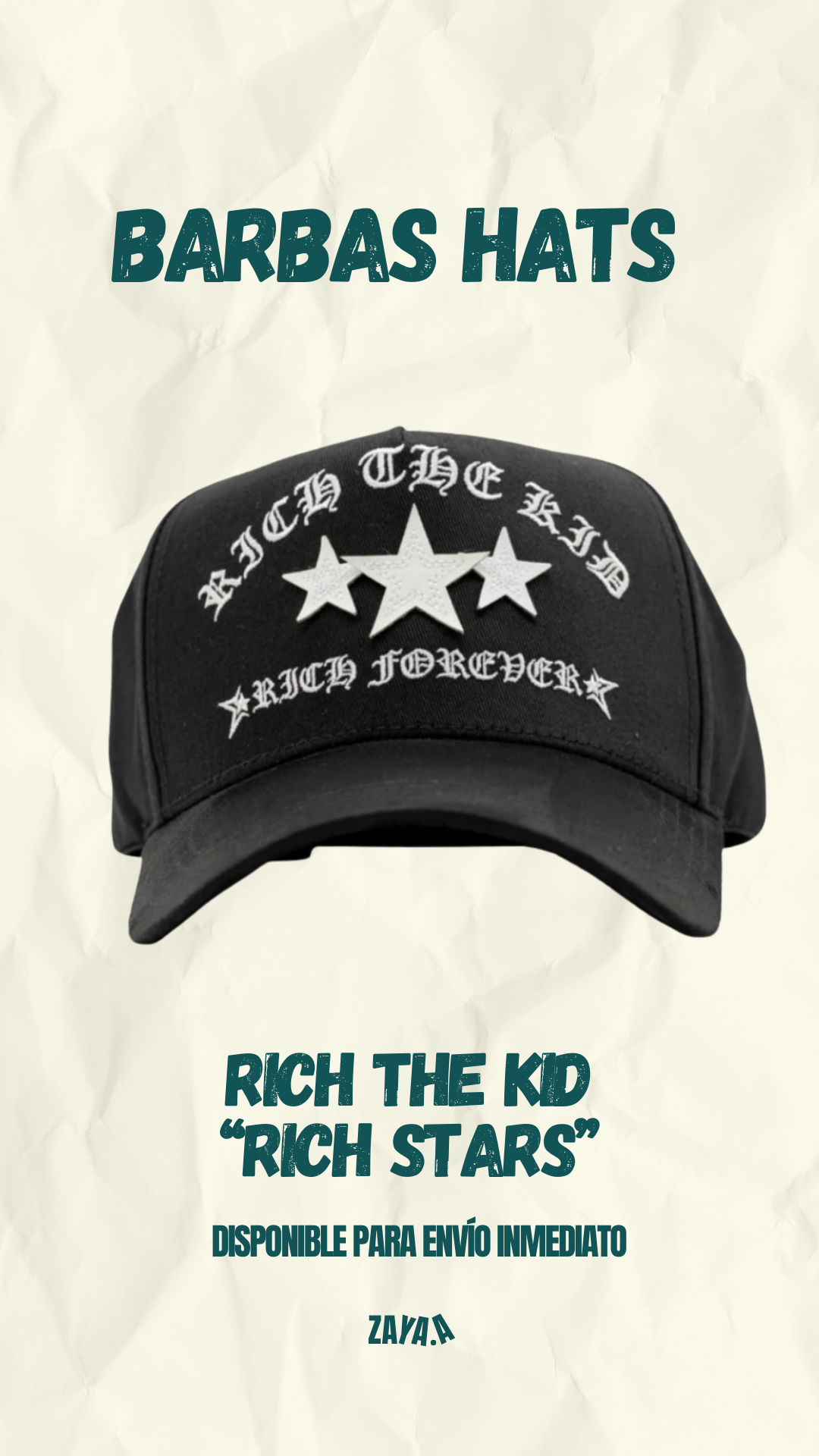 BARBAS HATS X RICH THE KID "RICH STARS"