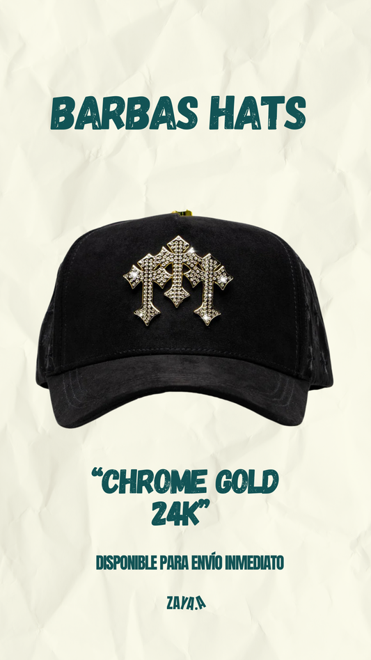 BARBAS HATS "CHROME GOLD 24K"