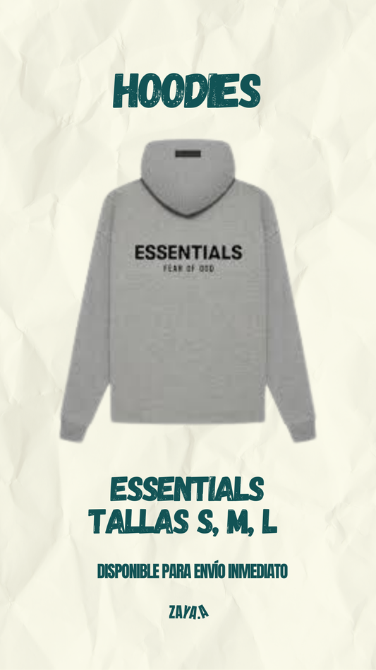 HOODIE ESSENTIALS "DARK OATMEAL"
