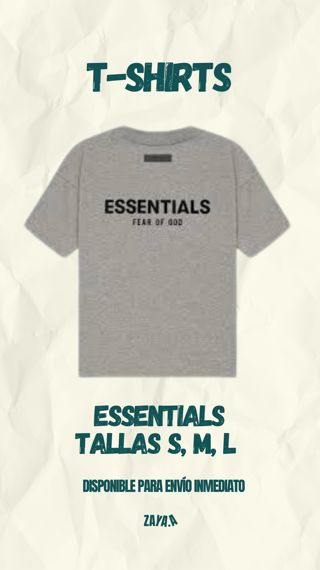 T-SHIRT ESSENTIALS "DARK OATMEAL"