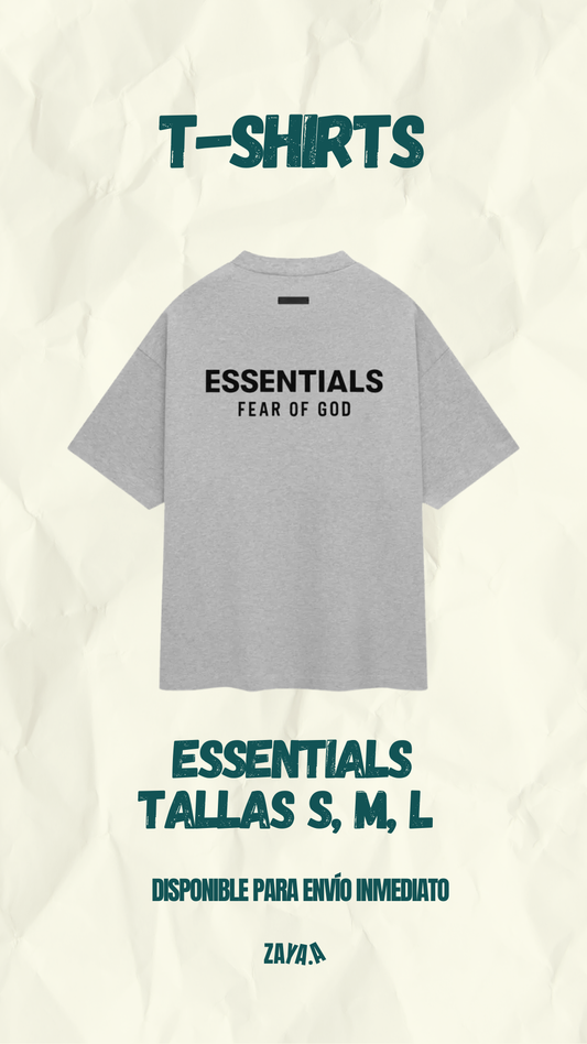 T-SHIRT ESSENTIALS "LIGHT OATMEAL"