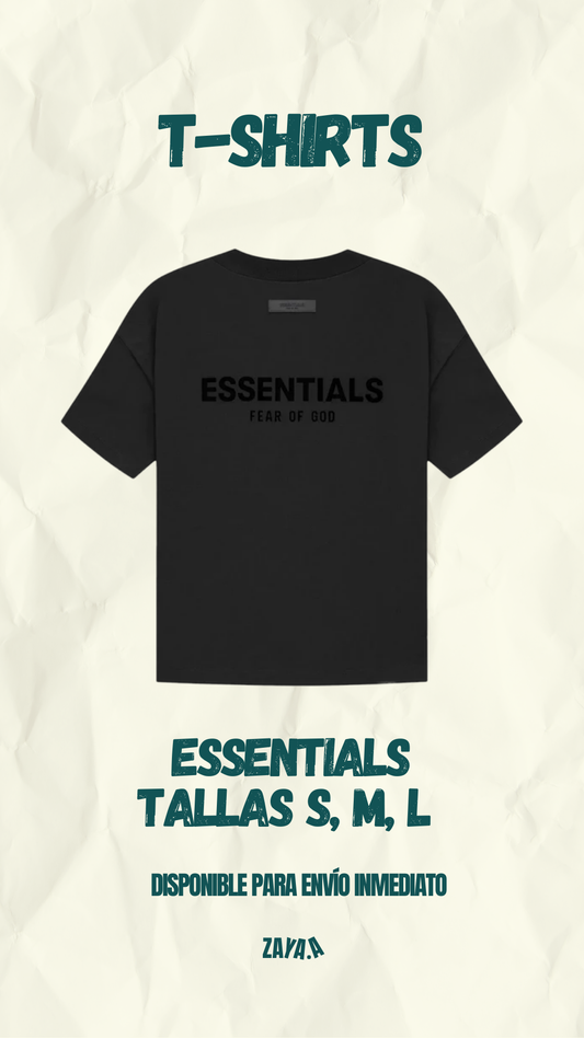 T-SHIRT ESSENTIALS "BLACK"